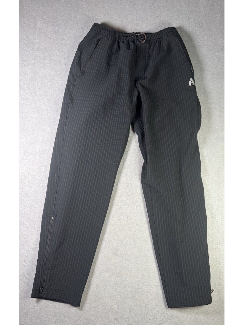Eddie Bauer First Ascent Guide Grid Pants Men's M Black Textured Hiking Jogger